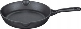 Öntöttvas serpenyő, 20 cm, fekete