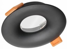 Lámpa Mennyezeti lámpatest ALESSIO, IP54, kör, fekete