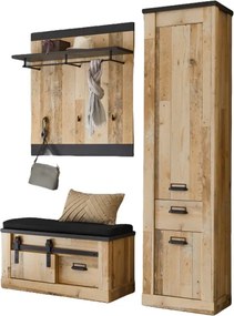 Sherwood 2 előszoba szett antik tölgy/antracit