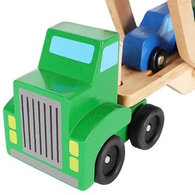 Wooden truck - trailer + set of cars 22698