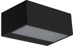 NOVOLUX 634A-H35X1A-02 IONA Modern Kültéri Fali Lámpa Fekete R7s IP44