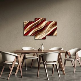 Kép - Arany - fehér textúra (90x60 cm)