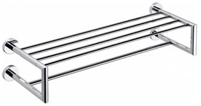 Sapho - X-ROUND fali törölközőtartó polccal 22,5x65,5 cm fényes króm