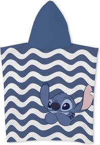 Disney Lilo és Stitch, A csillagkutya Relax strand törölköző poncsó 55x110 cm (Fast Dry)