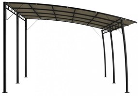tópszínű kerti napellenző 6 x 3 x 2,55 m