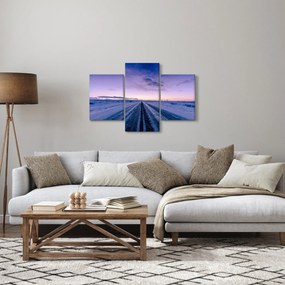 A téli út képe (90x60 cm)