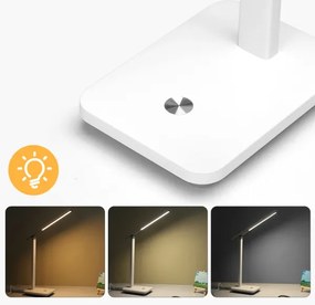 Aigostar - LED Dimmelhető asztali lámpa LED/5W/5V 3000-6500K fehér/fekete