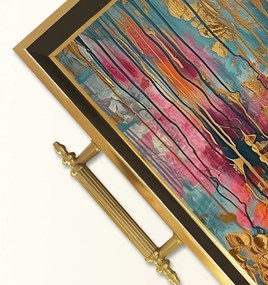 Üveg tálca 50 × 29 × 3,5 cm