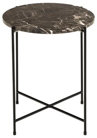 Kerek tárolóasztal márvány asztallappal ø 42 cm Avila – Actona