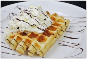 Poszterek 120x80 Gofri tejszínhabbal