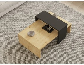 Glow Anthracite and Sapphire Oak konferenciaasztal