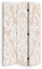 Paraván Elegáns bézs színben Méret: 110 x 170 cm, Kivitelezés: Klasszikus paraván