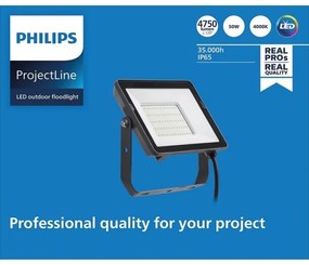 Philips - LED Kültéri reflektor PROJECTLINE LED/50W/230V IP65 4000K