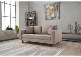 Kétszemélyes kanapé Kale Linen - Krém