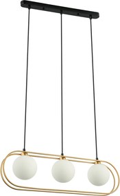 Italux modern függeszték grosetta fekete arany itxpnd-53423-3-gd