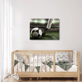 Üveg kép - Futball labda (70x50 cm)