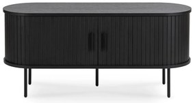 Tv Állvány Fekete Színben. Rtv TRISH 120 cm.