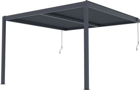 G21 Trenton Premium 4x4 m bioklimatikus pergola, antracit alumínium