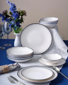 24 részes porcelán étkészlet