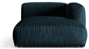 Sötétkék bársony kanapé modul (jobb oldali) Martina – Micadoni