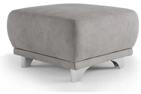 RIMINI szürke puff 66x66 cm