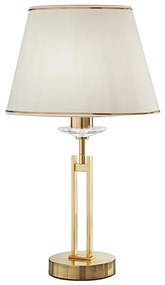 Kolarz 330.71.8C - IMPERIAL kristály asztali lámpa 1xE27/60W/230V arany/beige