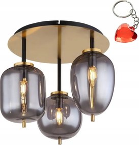 Mennyezeti lámpa Blacky I 15345-3DMM Globo