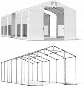 Garázs sátor 4x22m [4m] Egész évben használható Das 560 W
