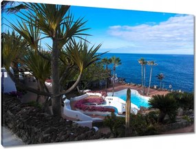 Vászonkép 90x60 Pálmafák a tengerparton