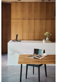 Tölgyfa étkezőasztal 200x90 cm Kula – The Beds