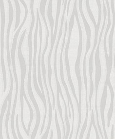 Szürke Vinil Tapéta Fizelin Hullám Minta