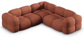 Téglavörös sarokkanapé Loretto – Cosmopolitan Design