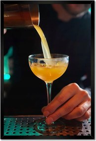 Poszterek keretben 40x60 Alkoholos ital jéggel