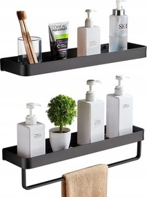 2xZuhanypolc lyukasztás nélkül akasztóval 40cm