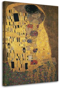 Gario Kép A csók - Gustav Klimt, reprodukció Méretek: 60 x 90 cm, Kivitelezés: Vászonkép