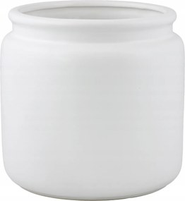 Kolli Virágtartó fehér matt Kerámia átm. 15cm