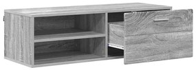 TV szekrény fiókkal Szürke sonoma 100.5 x 39 x 30 cm Faanyag