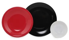 12 darabos színes kőkerámia étkészlet