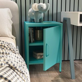 Éjjeliszekrény MIA, 424 x 595 x 400 mm, Modern: tengerszínű