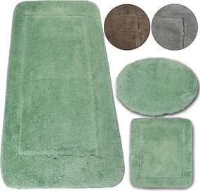 3x Fürdőszobaszőnyeg Csúszásgátló Szőnyeg Puha Szett 50x80 Szett 3az1ben