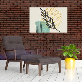 Kép - Absztrakt lapok N⁰3 (90x60 cm)