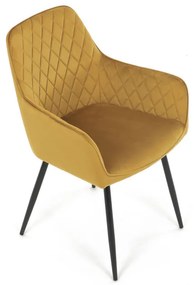Sárga Bársony Étkezőszék. DCH-215 YEL4