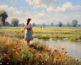 Poszter 50x40cm Vidéki nyugalom