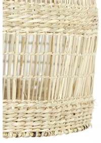 Natúr színű függőlámpa tengerifű búrával ø 50 cm Sagar – Light &amp; Living
