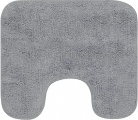 2 darabos szürke szövet fürdőszobaszőnyeg-garnitúra