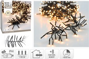 LED kültéri karácsonyi égősor 1512xLED/230V/8 funkciós 14 m IP44 meleg fehér