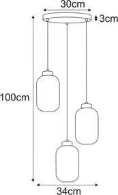 KAJA K-5745 FADIGA Sárga Színű Függeszték 1xE27 15W IP20