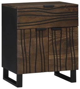 Éjjeliasztal - 50x33x60 cm, Tömör mangófából készült