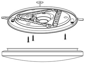 Eglo 97877 - LED Mennyezeti lámpa FRANIA-S LED/11,5W/230V