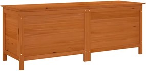 vidaXL barna tömör fenyőfa kerti tárolóláda 150 x 50 x 56,5 cm